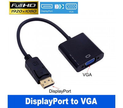 Display Port to VGA Adapter Cable