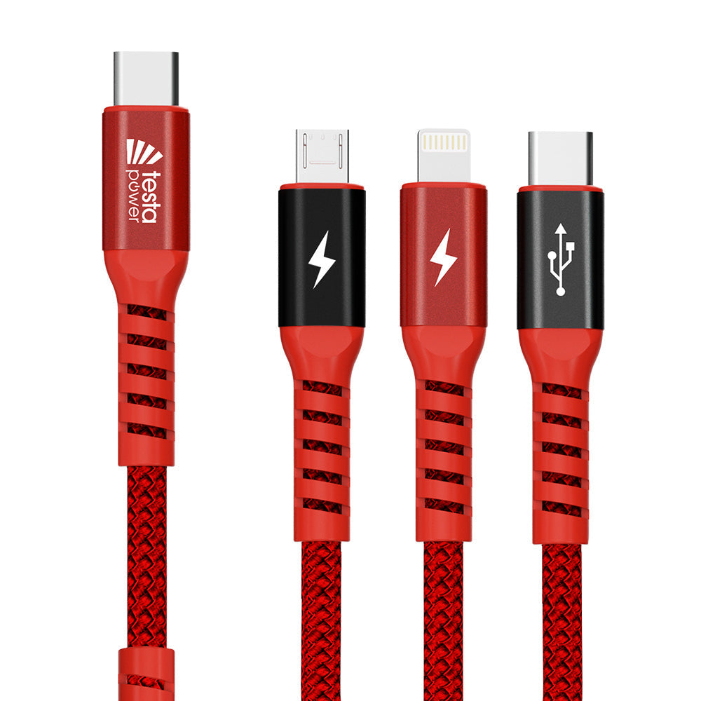 Testapower USB-C Universal Lightning, Micro, USB-C