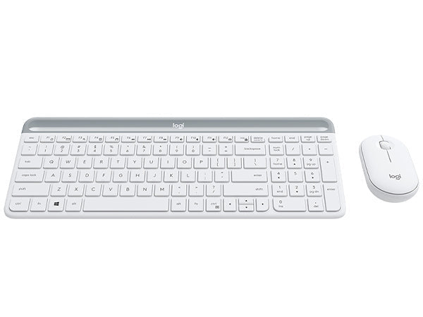 Logitech MK470 Slim Wireless Keyboard & Mouse Combo - White