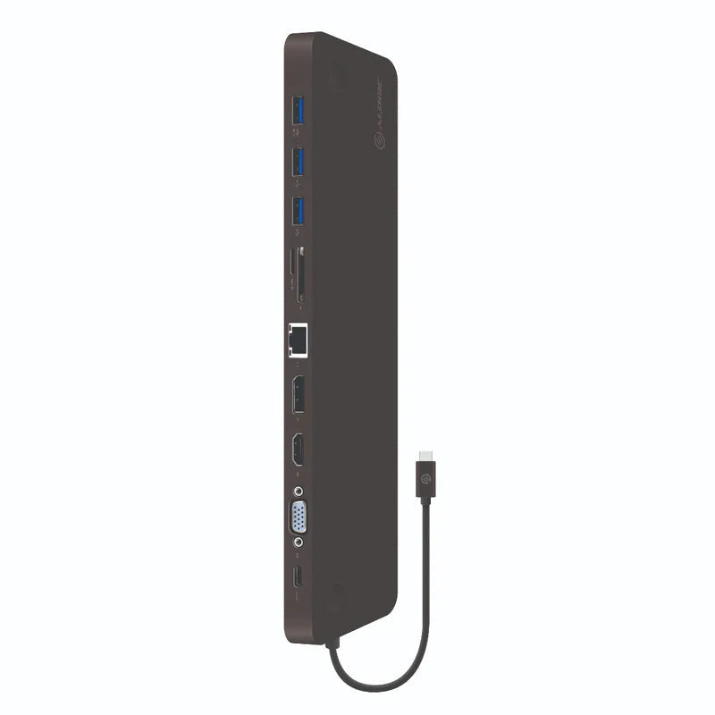 Alogic UCSLD30-BLK USB-C Desktop slim dock - Black