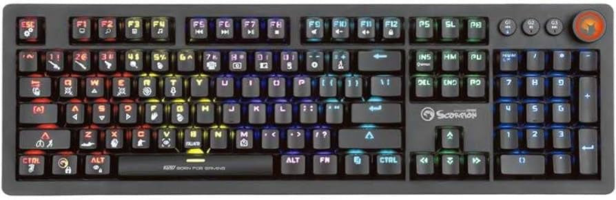 Marvo Scorpion KG917 Mechanical Keyboard Blue Switches