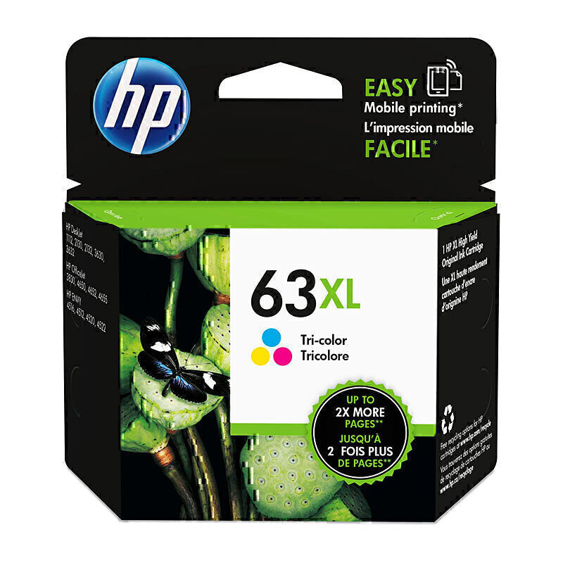 HP 63XL Tri-Colour Ink