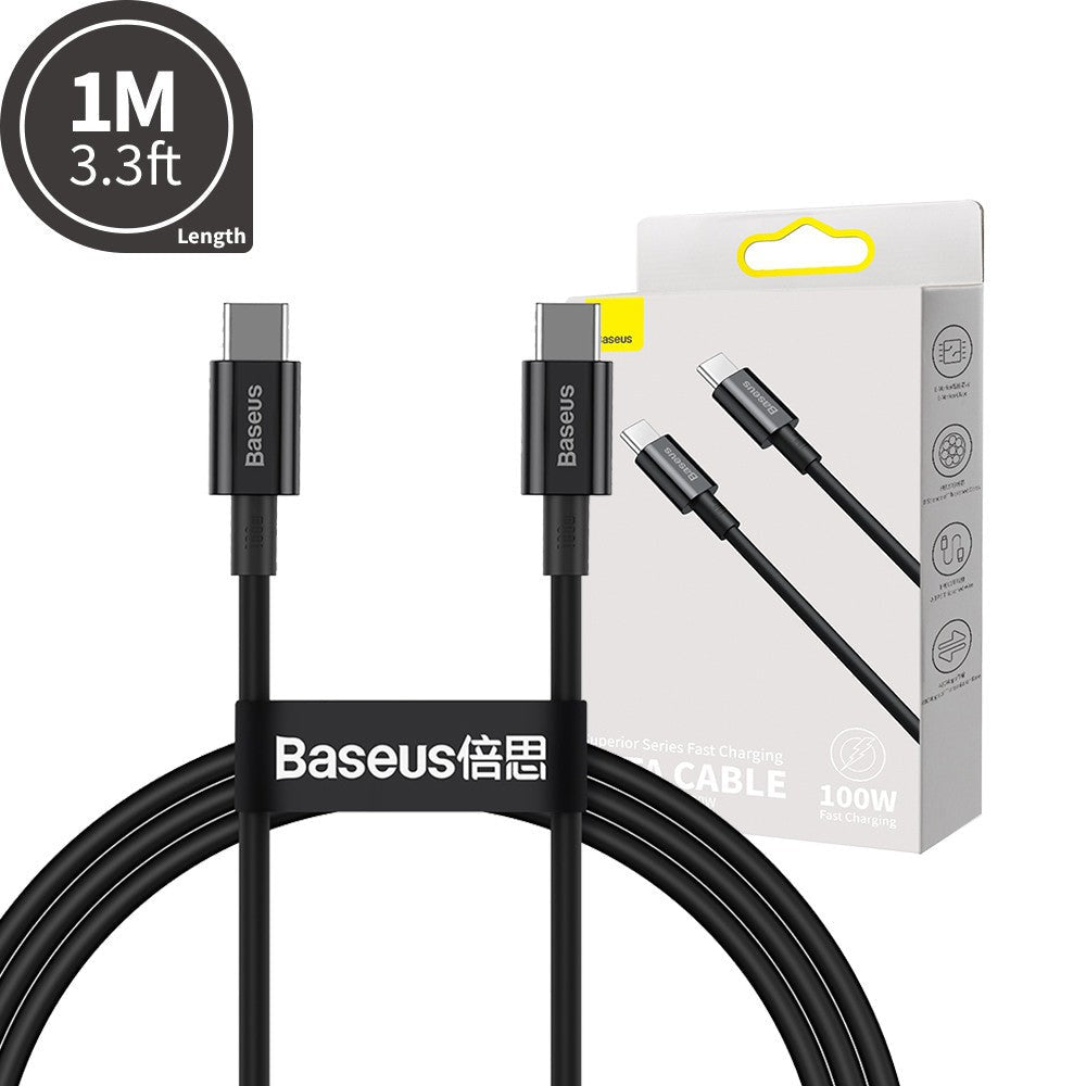 Baseus Superior Series Fast Charging Data Cable Type-C to Type-C 100W 1M