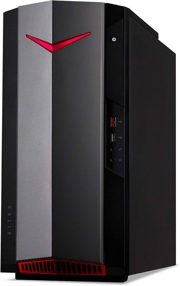 Refurbished Acer Nitro Tower I5 11400 8GB 512GB GTX1650, 3 Month Warranty