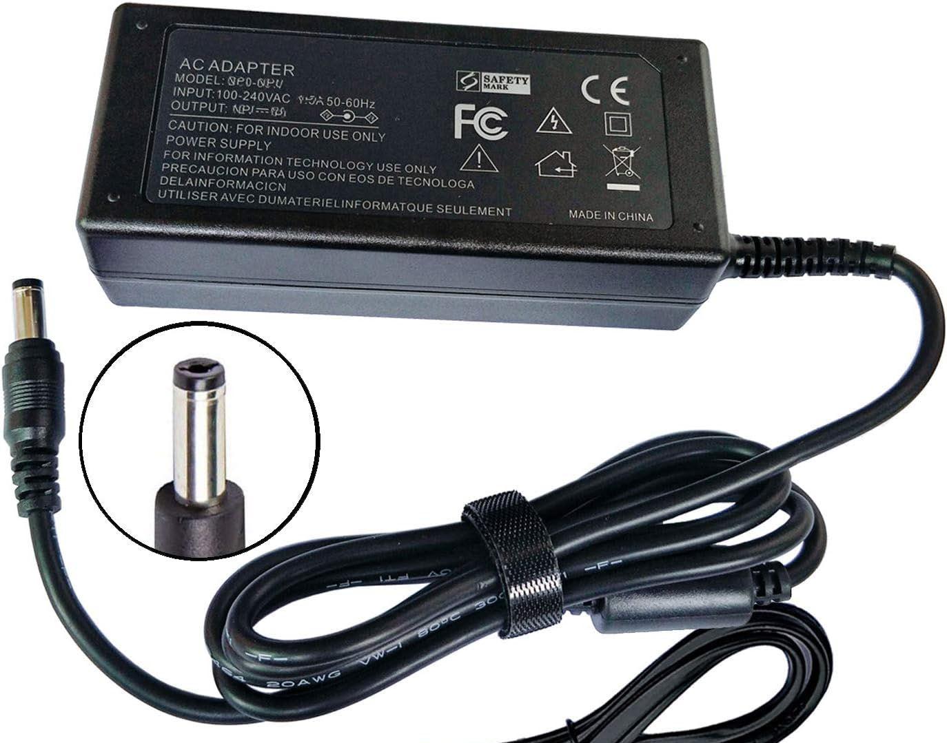 Replacement Toshiba AC Charger 12V 4A 48W CGSW-1204000