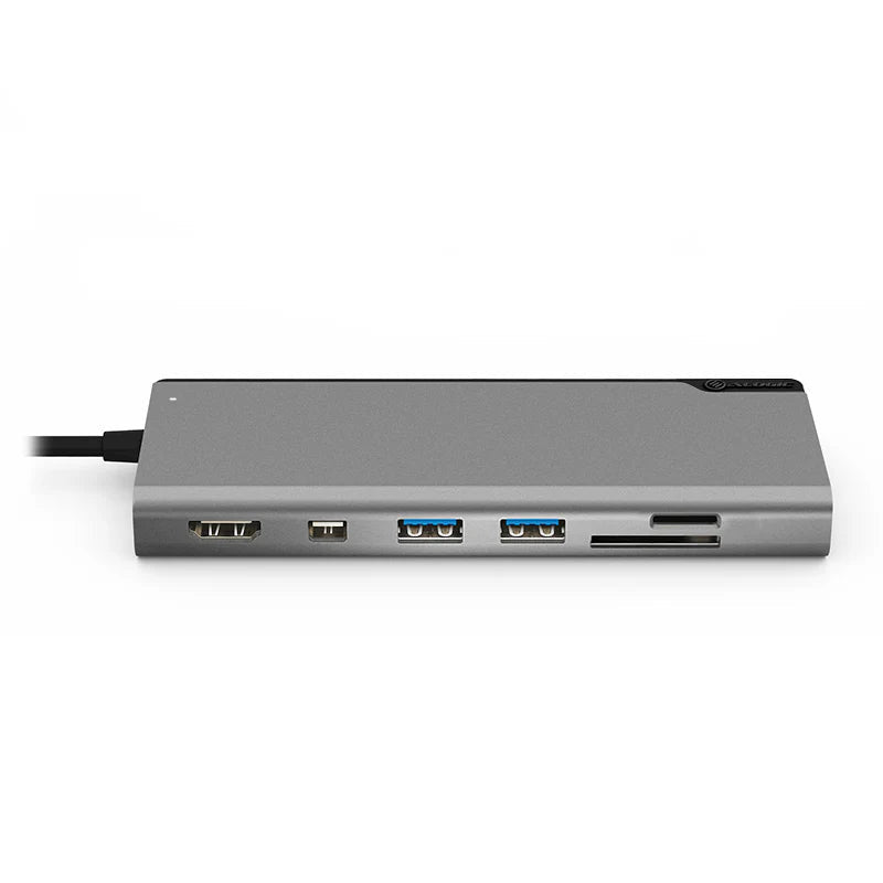 ALOGIC USB-C Dock PLUS with Power Delivery - Silver (Refurbished) 3 Month Warranty