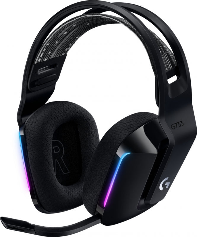 Logitech G733 LIGHTSPEED Wireless RGB Gaming Headset Black