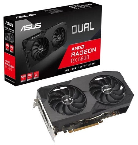 ASUS DUAL Radeon RX6600 8GB GPU V2