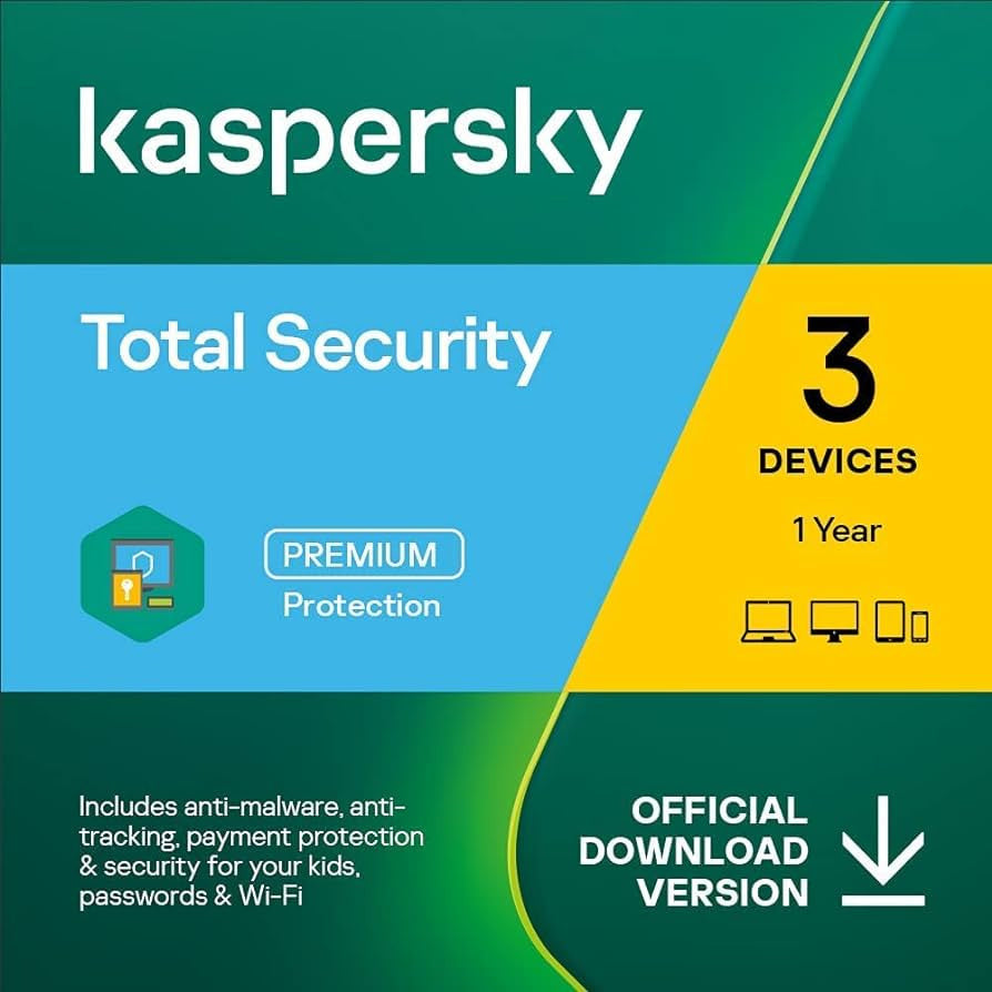 Kaspersky Total Security 3 Device 1 Year