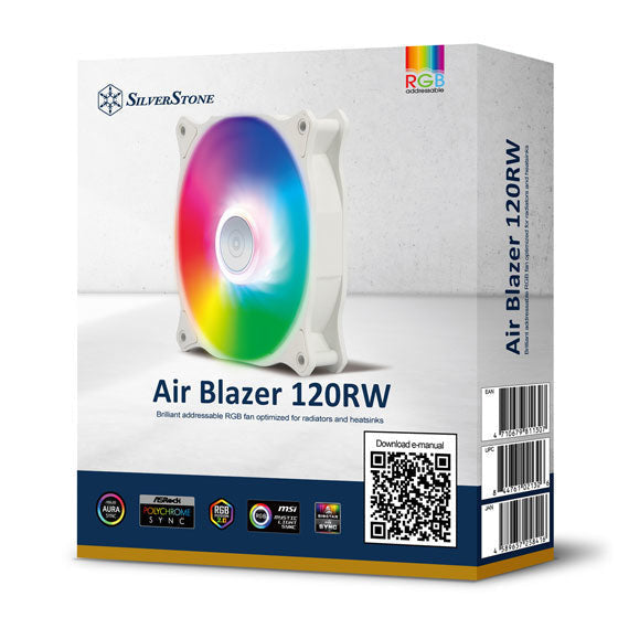 SilverStone Air Blazer 120RW ARGB White Fan