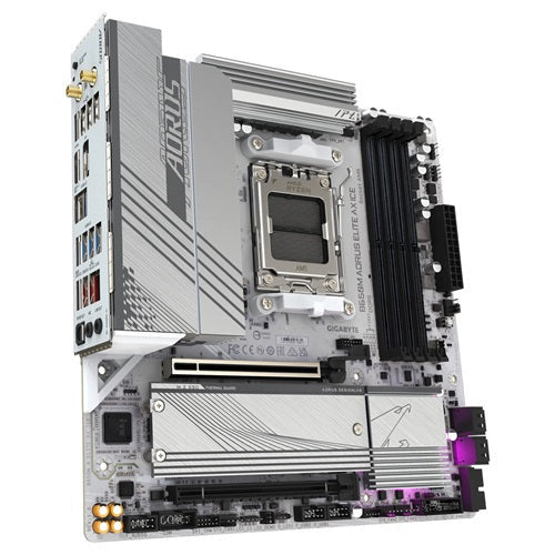 Gigabyte B650M AORUS ELITE AX ICE AMD ATX Motherboard