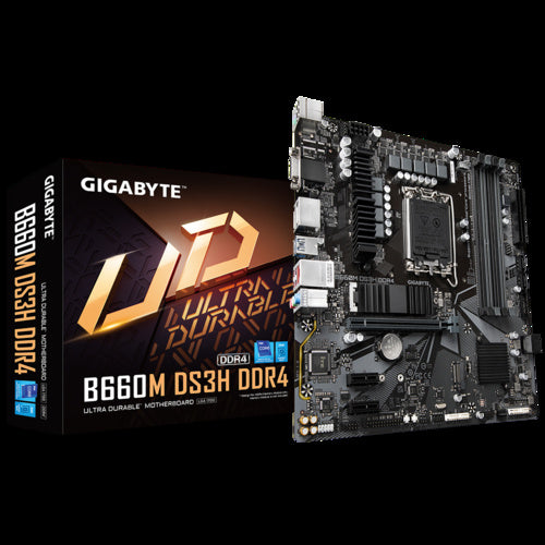 Gigabyte B660M DS3H LGA 1700 DDR4 Micro ATX Motherboard (No Box)