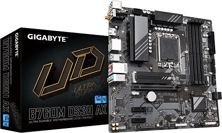Gigabyte B760M-DS3H AX Micro-ATX Intel LGA 1700 Socket