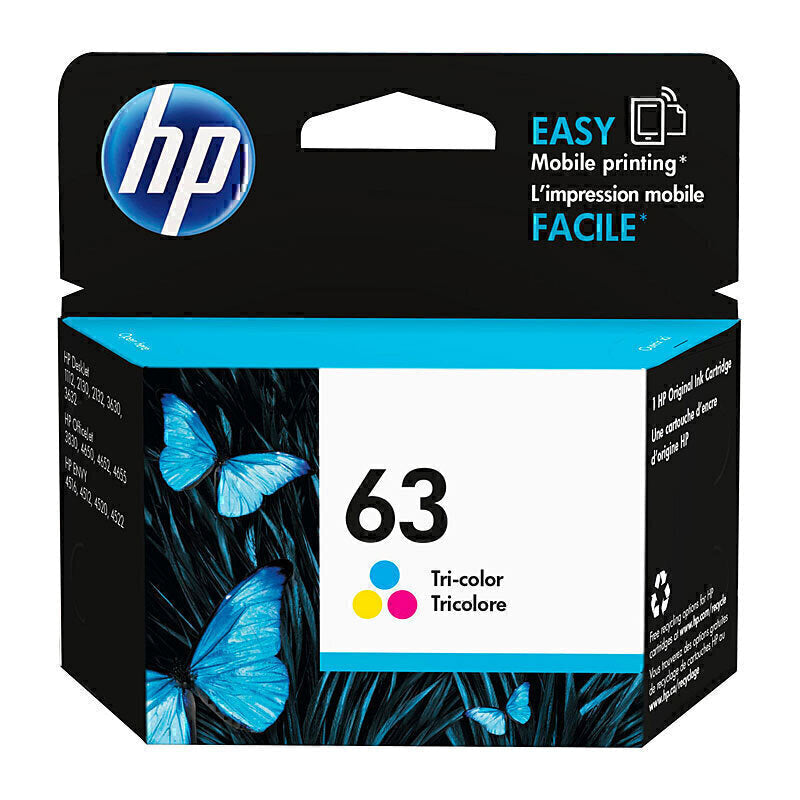 HP 63 Tri-Colour Ink