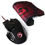 Marvo G909L+G1 Gaming Mouse and Mouse Pad Combo