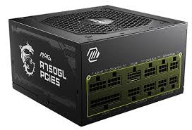 MSI MAG A750GL, 750W, 80 Plus Gold, Fully Modular Power Supply