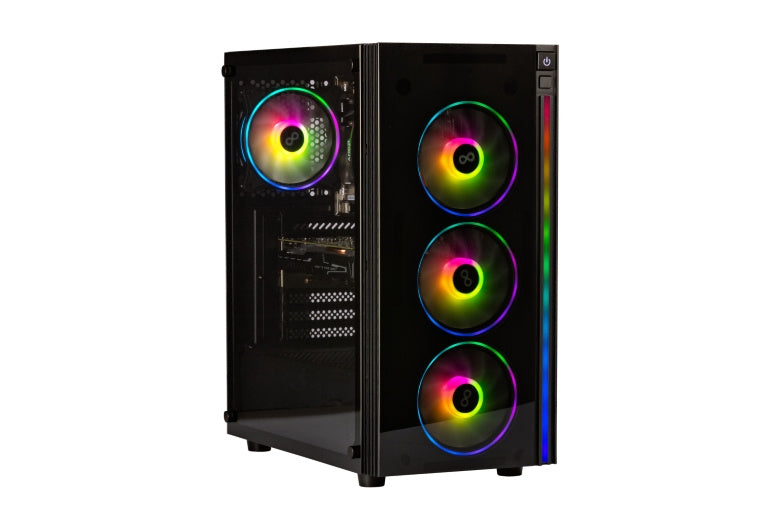 Refurbished Gaming PC R7 5700X3D 32GB 512GB 2TB RTX 3060, 3 Month Warranty