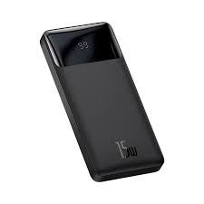 Baseus Bipow Digital Display Power Bank 10000mAh 15W (Overseas Edition) PPBD050001-Black