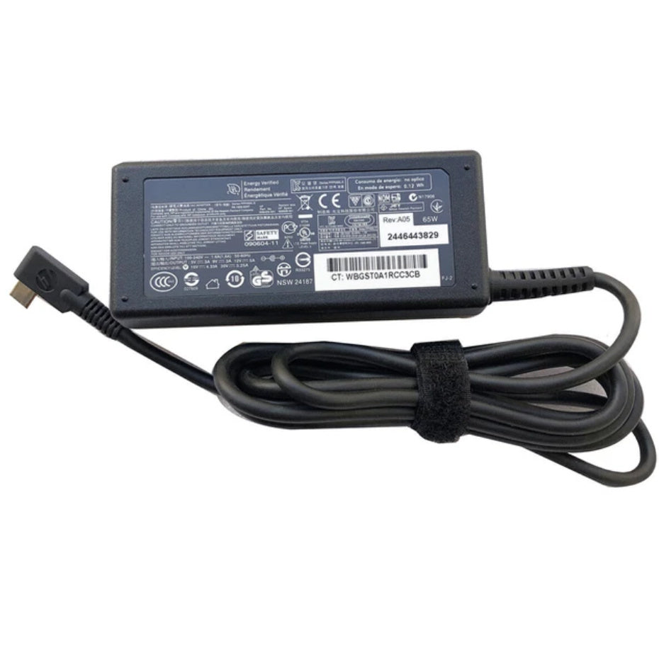 Replacement HP AC Charger 5V-20V USB Type-C 65W PPP009L-E