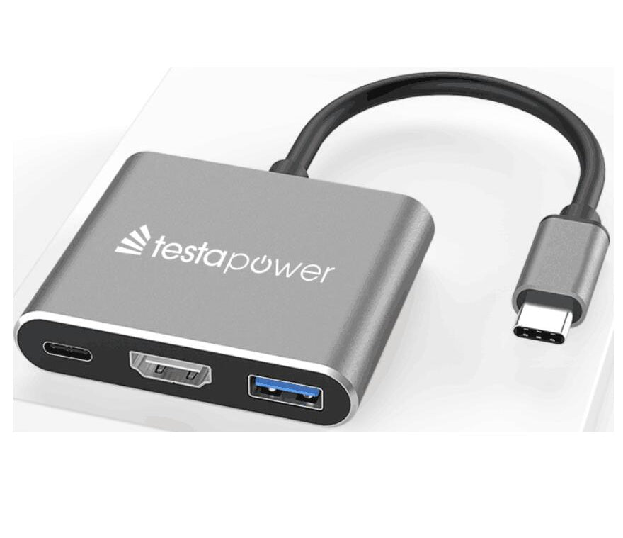 Testapower Multiport Hub - USB-C to HDMI, USB-A, USB-C