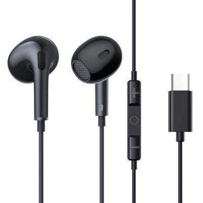 Baseus Encok CZ17 Semi-In-Ear Wired Earphones - Black