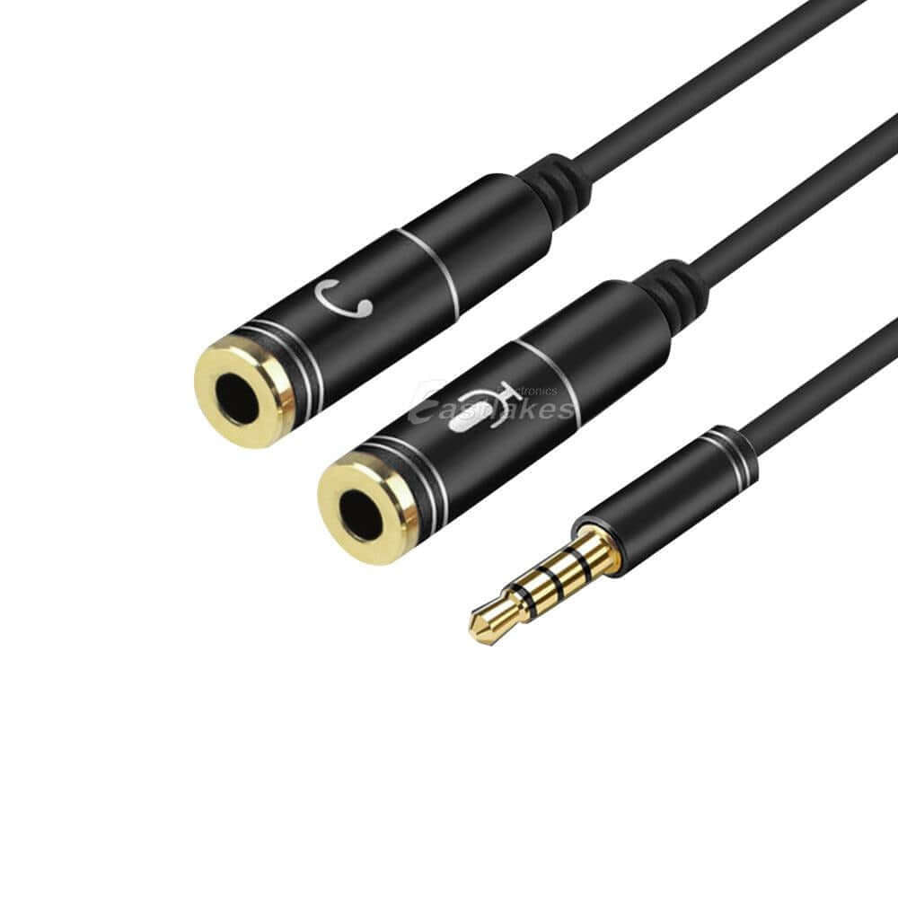 Audio Splitter Male to 2 Female 3.5mm AUX Cable