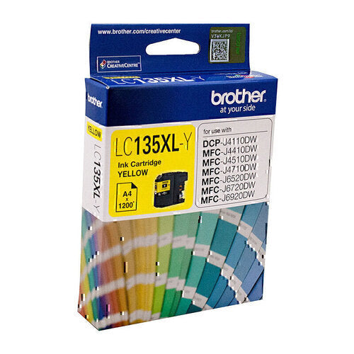 Brother LC135XL Yellow Ink