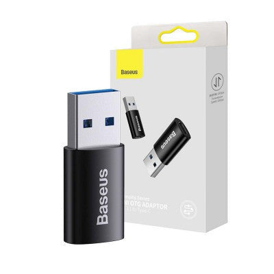 Baseus Ingenuity USB-A to USB-C Adapter OTG Black