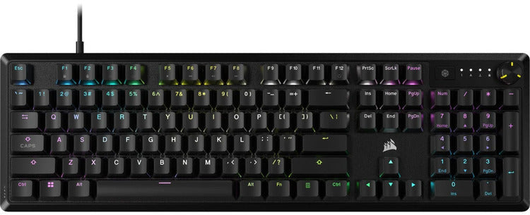 Corsair K70 CORE RGB MLX Red Switch Mechanical Gaming Keyboard - Carbon Grey