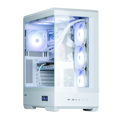 Zalman P50 DS White Mid-Tower TG Case White