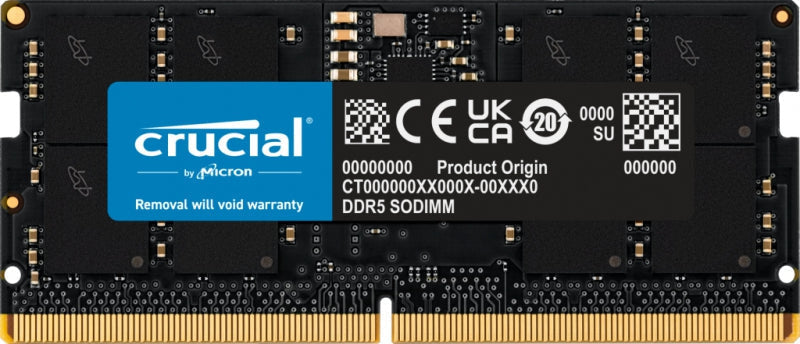 Crucial SODIMM DDR5 16GB(1x16GB) 4800MHz