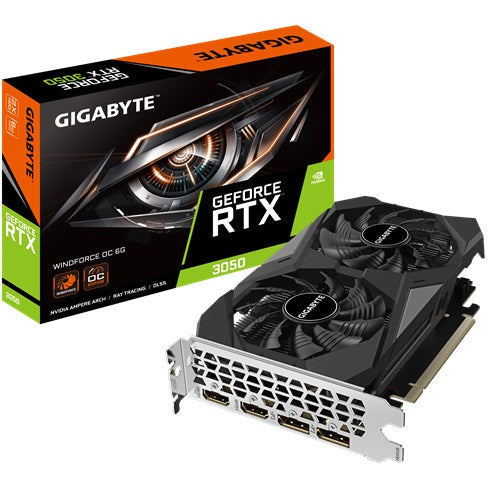 Gigabyte nVidia GeForce RTX 3050 WINDFORCE OC 6GB GPU