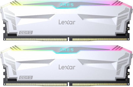 Lexar Ares RGB UDIMM 32GB DDR5 6400MHz White RAM