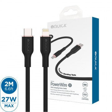 iQuick PowerWire 1 Series Type-C to Lightning 2M Cable