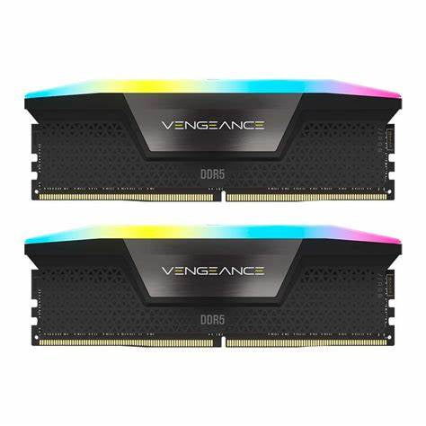 Corsair Vengeance RGB DDR5 Black (2X16 Kit) 6200MHz