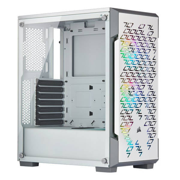 Corsair iCUE 220T RGB Smart Tempered Glass Mid-Tower White Case