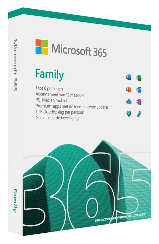 Microsoft Office 365 Family Retail Box