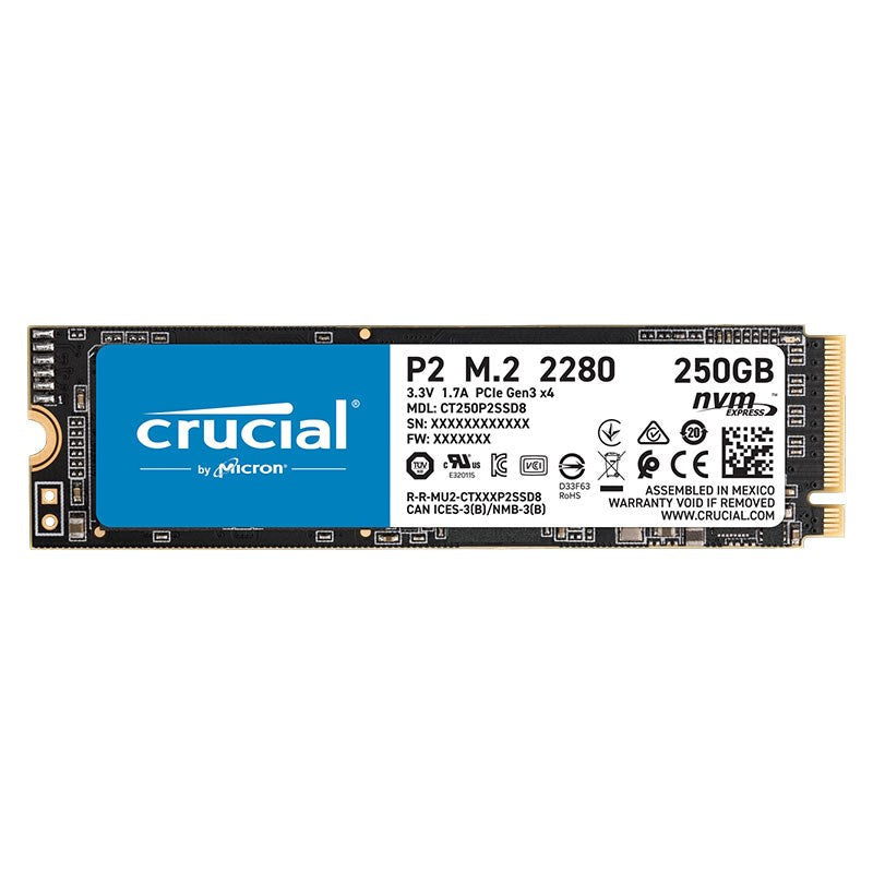 Crucial P2 250GB M2 SSD CT250P2SSD8